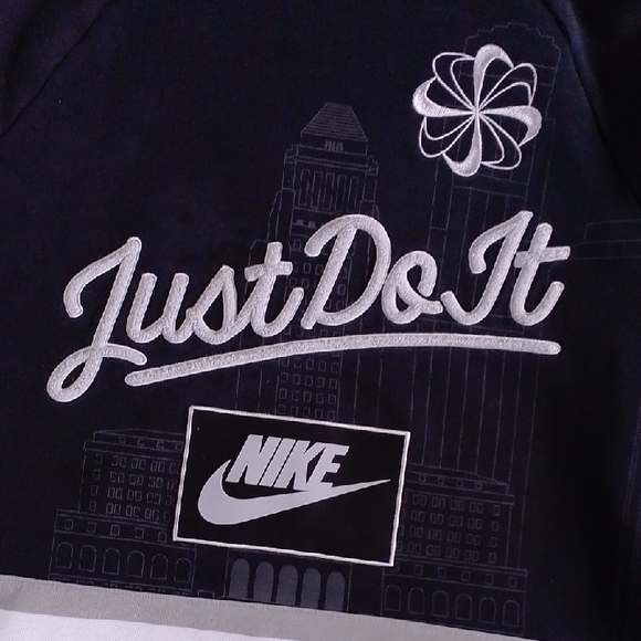 Nike City Version Los Angeles Splicing Limited Black Sweater - Picture 4 of 7